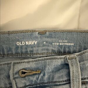 Old Navy Classic Blue Boyfriend Jeans